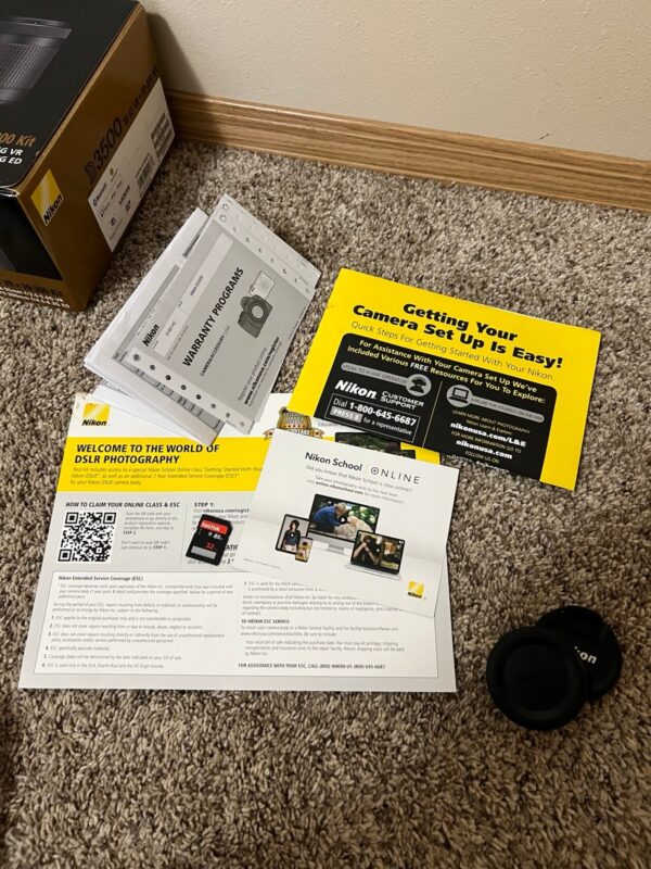 Nikon D3500 DSLR Two Lens Kit (18-55mm and 70-300mm) - Image 2