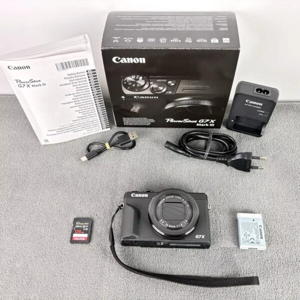 Canon PowerShot G7 X Mark III 20.1MP 4K Digital Vlogging Camera Starter Kit. - Image 7